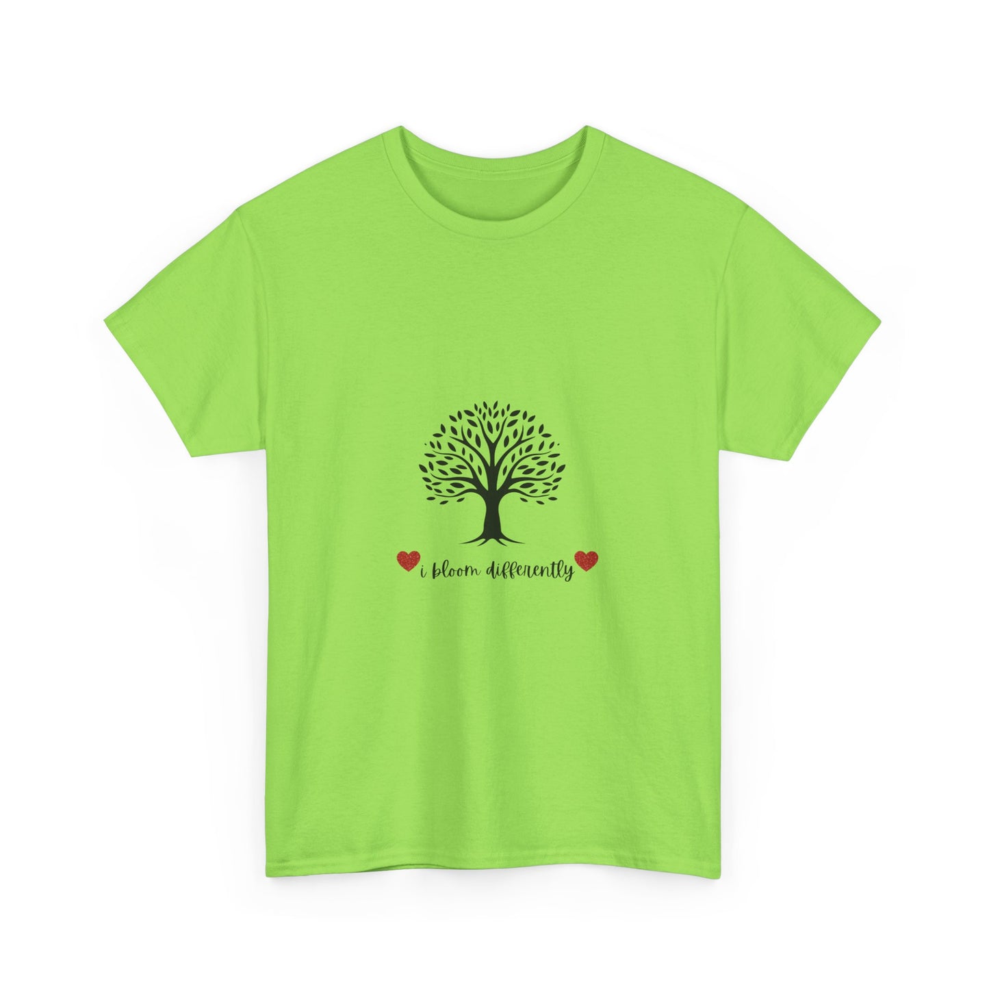 Tree of Life Unisex Cotton Tee | Heart Diversity Shirt, Gift for Nature Lovers, Eco-Friendly Fashion, Casual Wear, Meaningful Message
