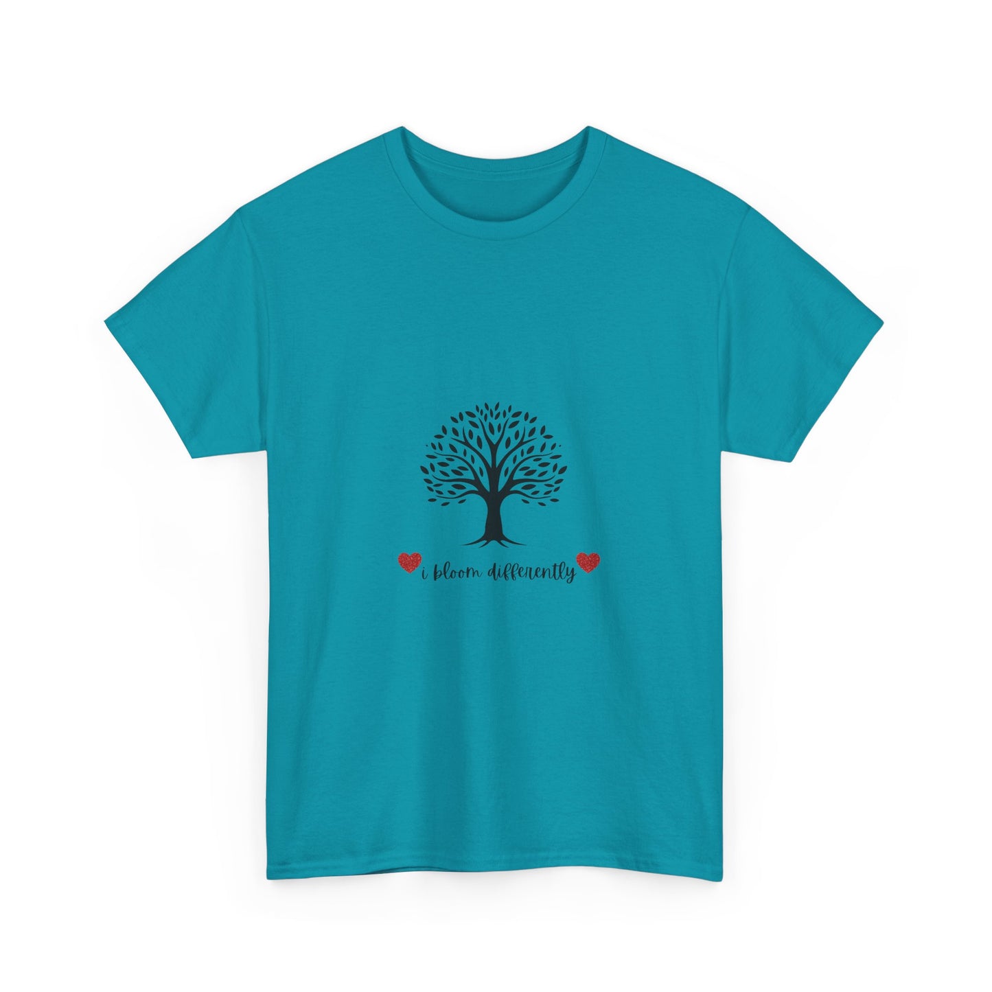 Tree of Life Unisex Cotton Tee | Heart Diversity Shirt, Gift for Nature Lovers, Eco-Friendly Fashion, Casual Wear, Meaningful Message