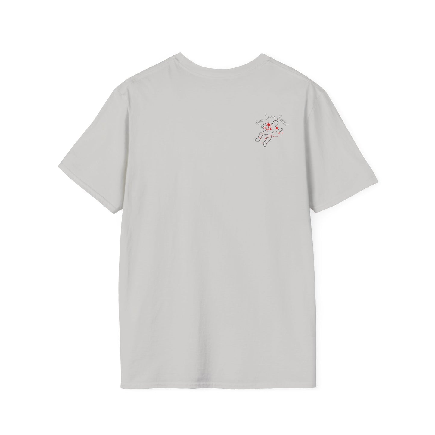 "Latte & Larceny" True Crime T-Shirt - Unisex Softstyle T-Shirt - Casual Gift for Coffee & True Crime Lovers