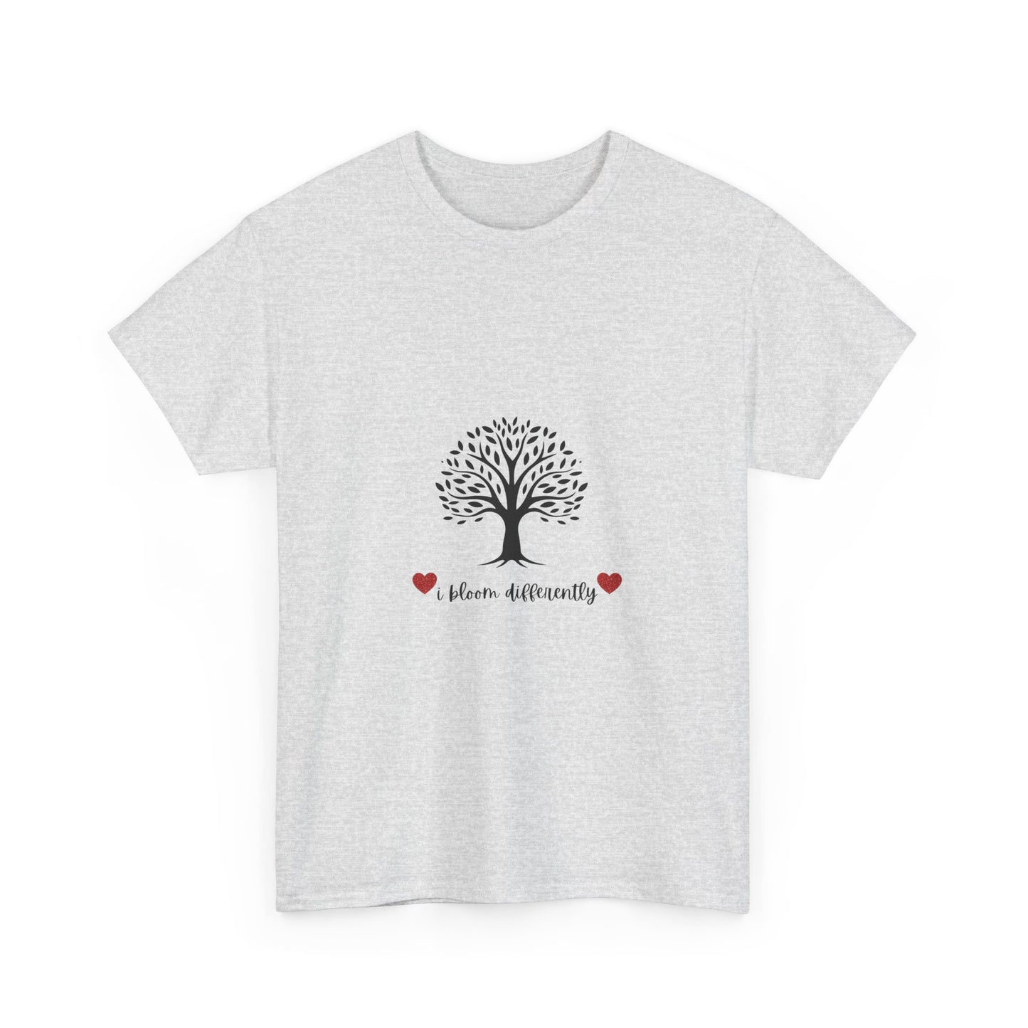 Tree of Life Unisex Cotton Tee | Heart Diversity Shirt, Gift for Nature Lovers, Eco-Friendly Fashion, Casual Wear, Meaningful Message