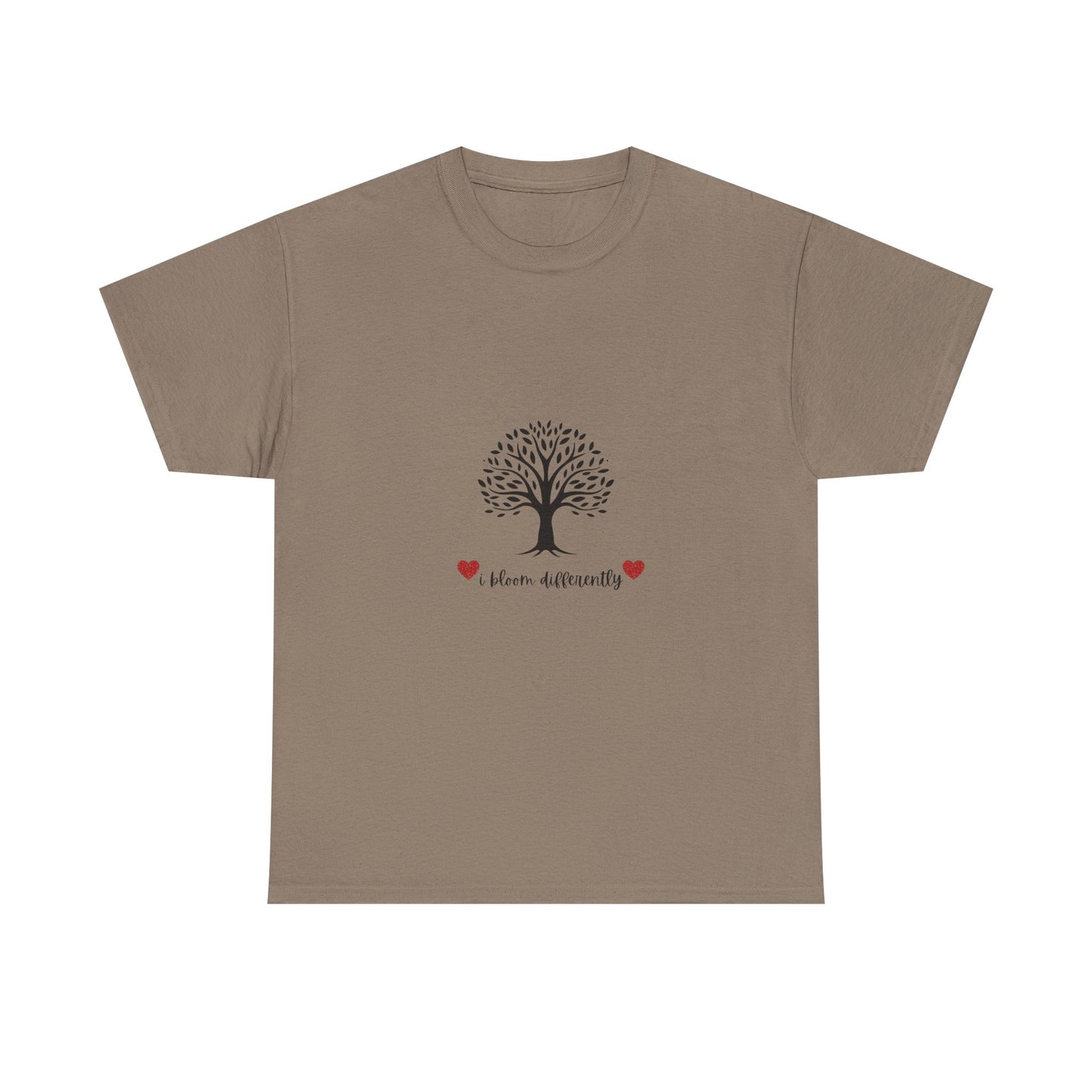 Tree of Life Unisex Cotton Tee | Heart Diversity Shirt, Gift for Nature Lovers, Eco-Friendly Fashion, Casual Wear, Meaningful Message