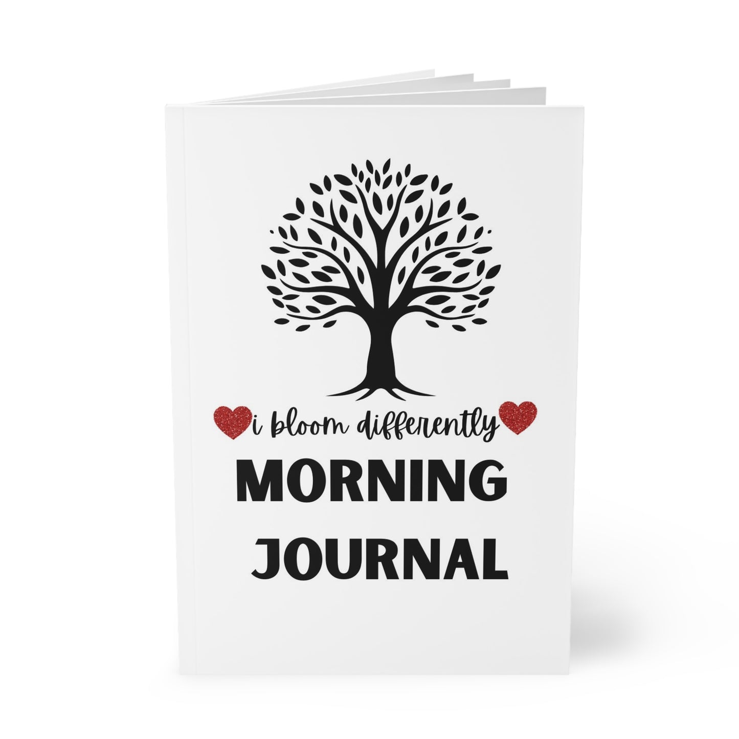 Morning Journal - A5 Softcover Notebook, Motivational Journal, Inspirational Diary, Daily Planner, Gift for Writers, Mindfulness Journal