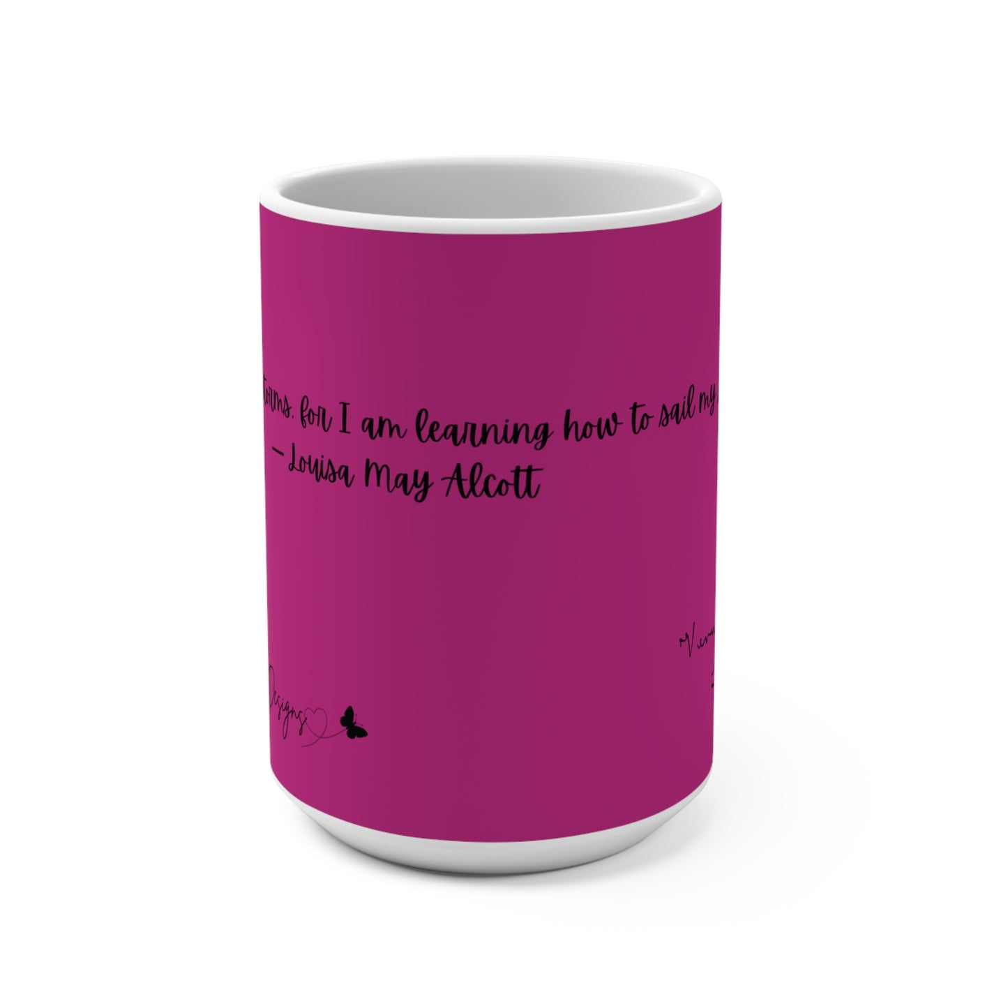 Inspirational Quote Mug: Learning & Growth | Motivational Coffee Cup, Gift for Her, Tea Lover's Mug, Classroom Teacher Gift, Self-Care