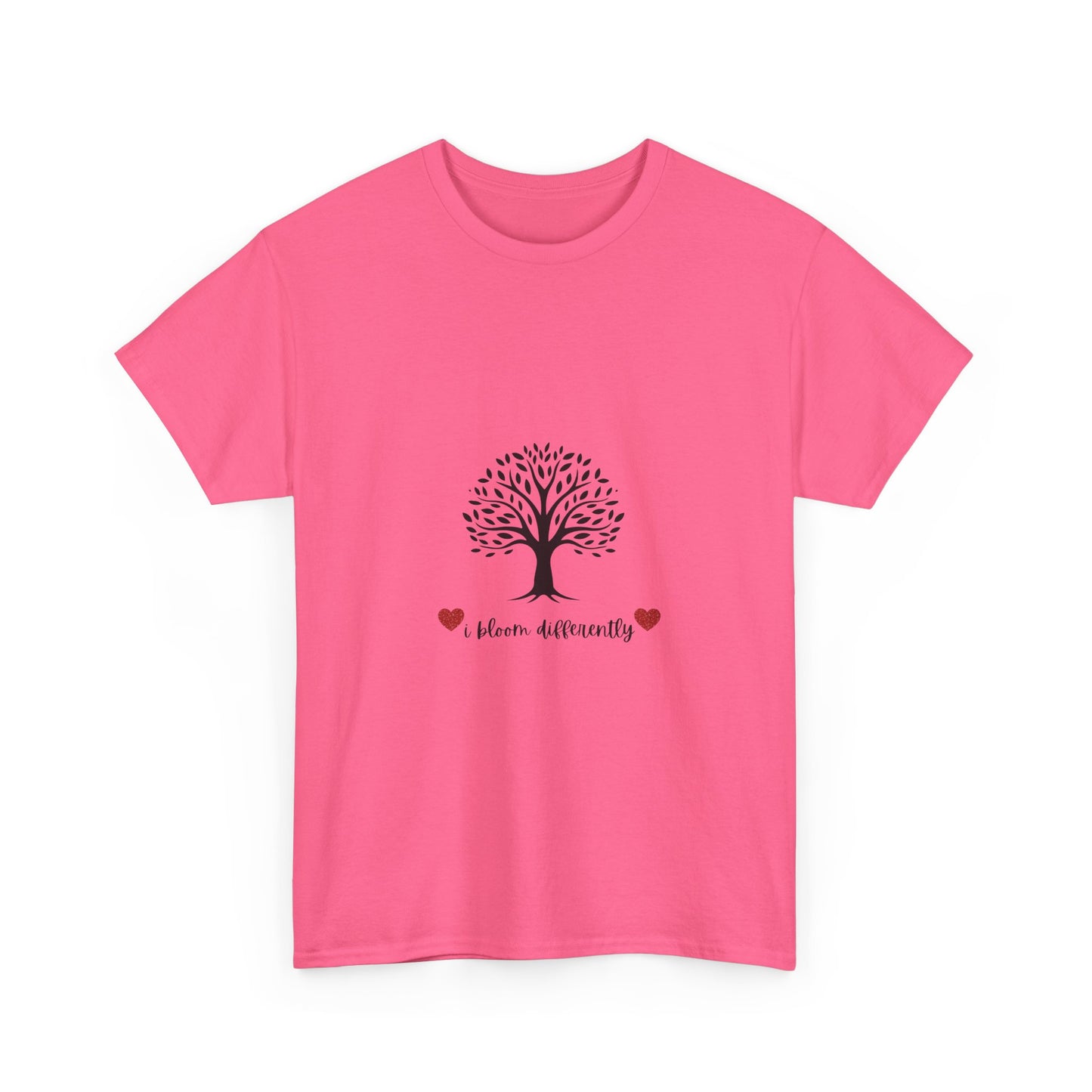 Tree of Life Unisex Cotton Tee | Heart Diversity Shirt, Gift for Nature Lovers, Eco-Friendly Fashion, Casual Wear, Meaningful Message