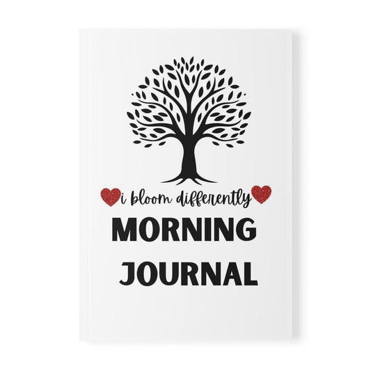 Morning Journal - A5 Softcover Notebook, Motivational Journal, Inspirational Diary, Daily Planner, Gift for Writers, Mindfulness Journal