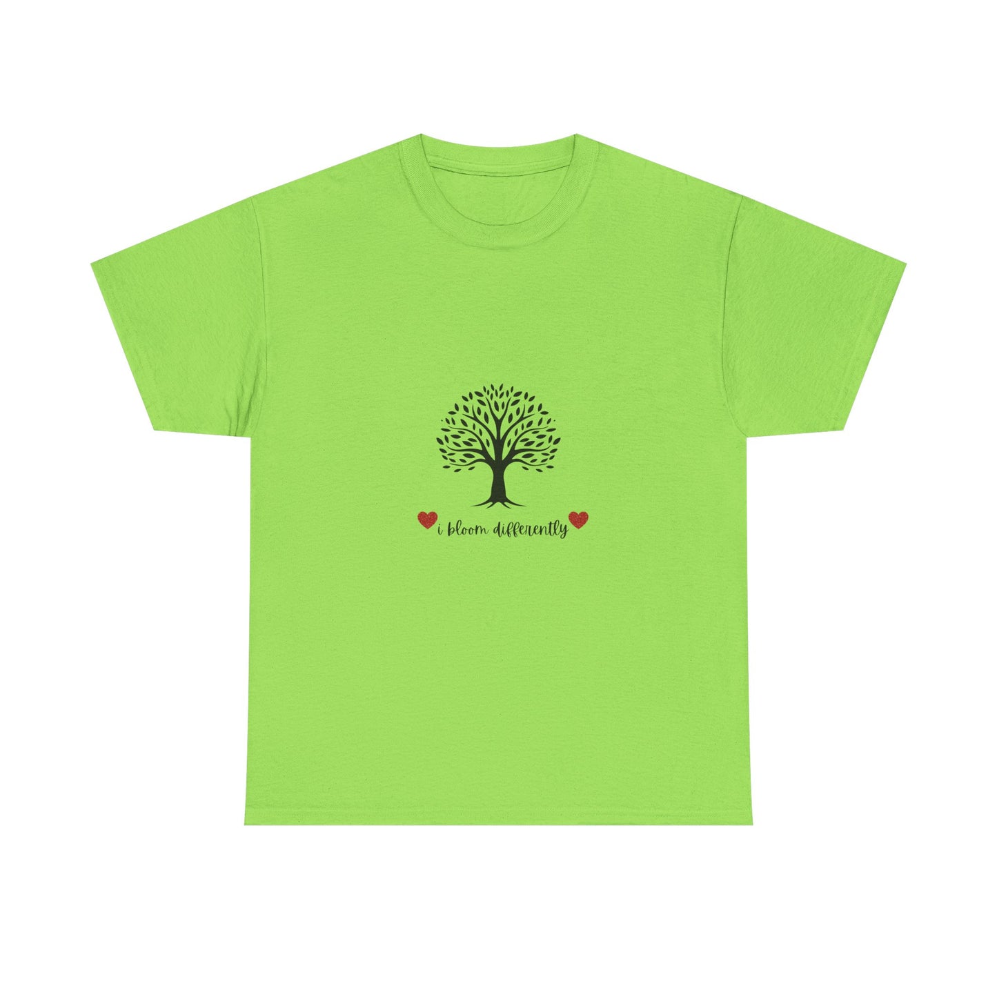 Tree of Life Unisex Cotton Tee | Heart Diversity Shirt, Gift for Nature Lovers, Eco-Friendly Fashion, Casual Wear, Meaningful Message