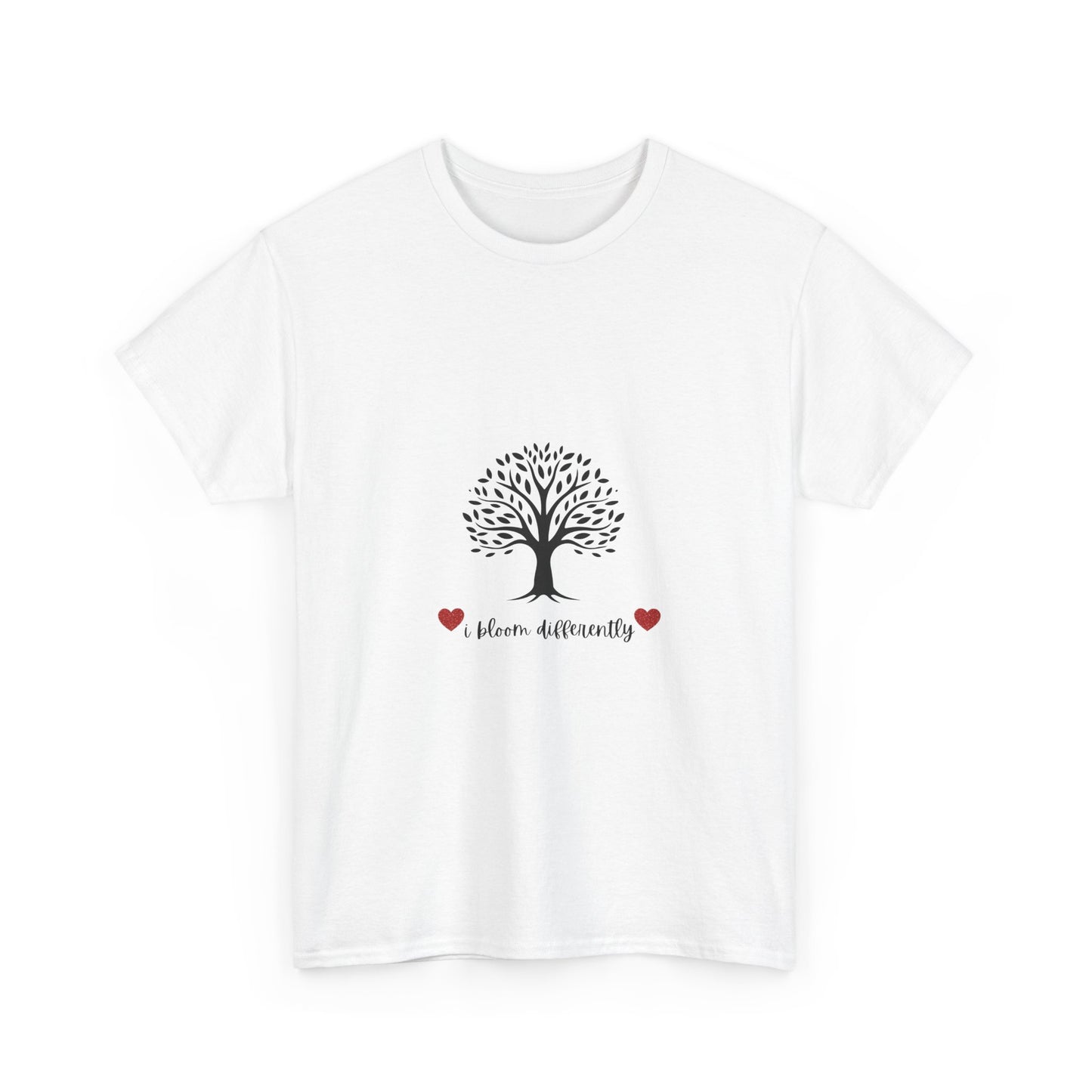 Tree of Life Unisex Cotton Tee | Heart Diversity Shirt, Gift for Nature Lovers, Eco-Friendly Fashion, Casual Wear, Meaningful Message