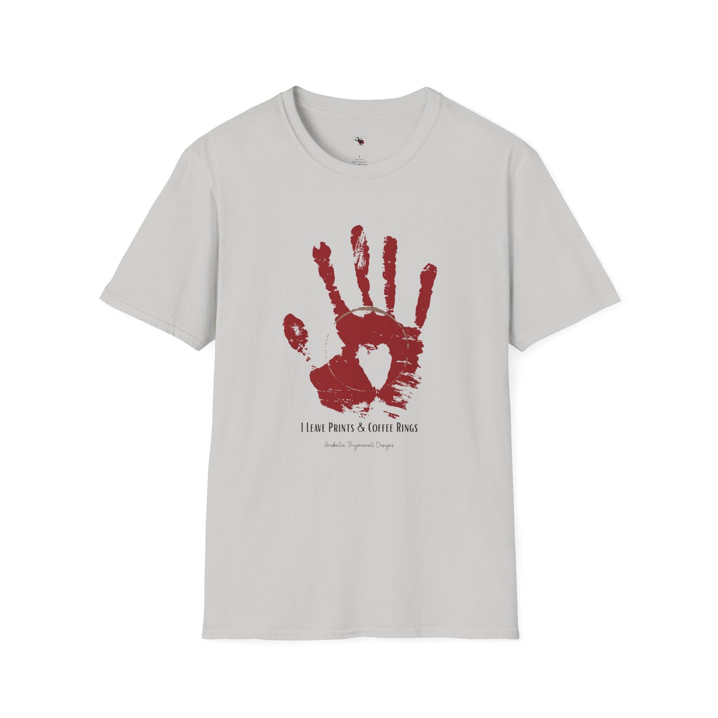 "Latte & Larceny" True Crime T-Shirt - Unisex Softstyle T-Shirt - Casual Gift for Coffee & True Crime Lovers