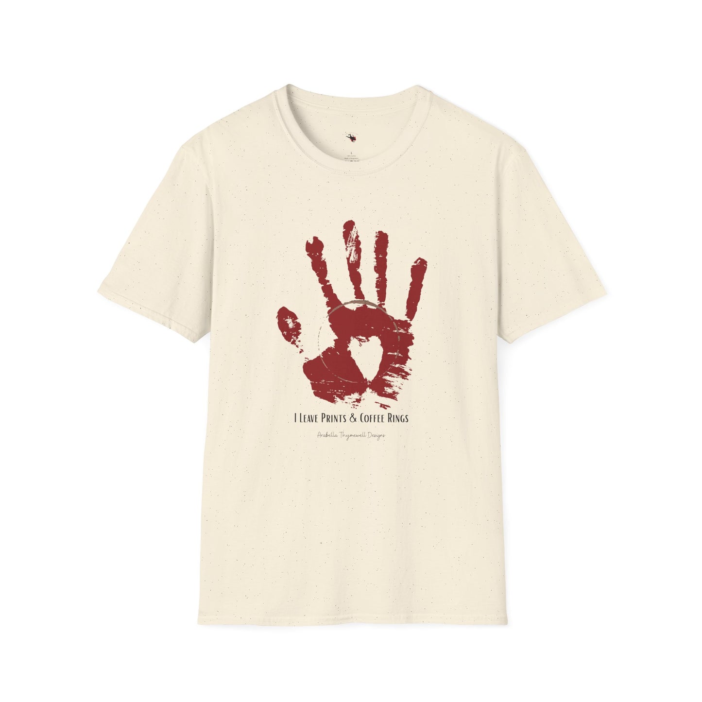 "Latte & Larceny" True Crime T-Shirt - Unisex Softstyle T-Shirt - Casual Gift for Coffee & True Crime Lovers