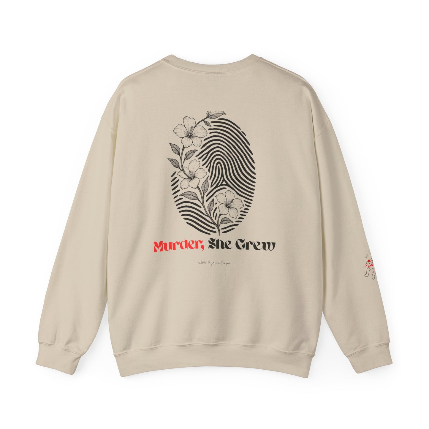 Murder She Grew Cozy couch interrogations Graphic Sweatshirt - Unisex Cozy Crewneck
