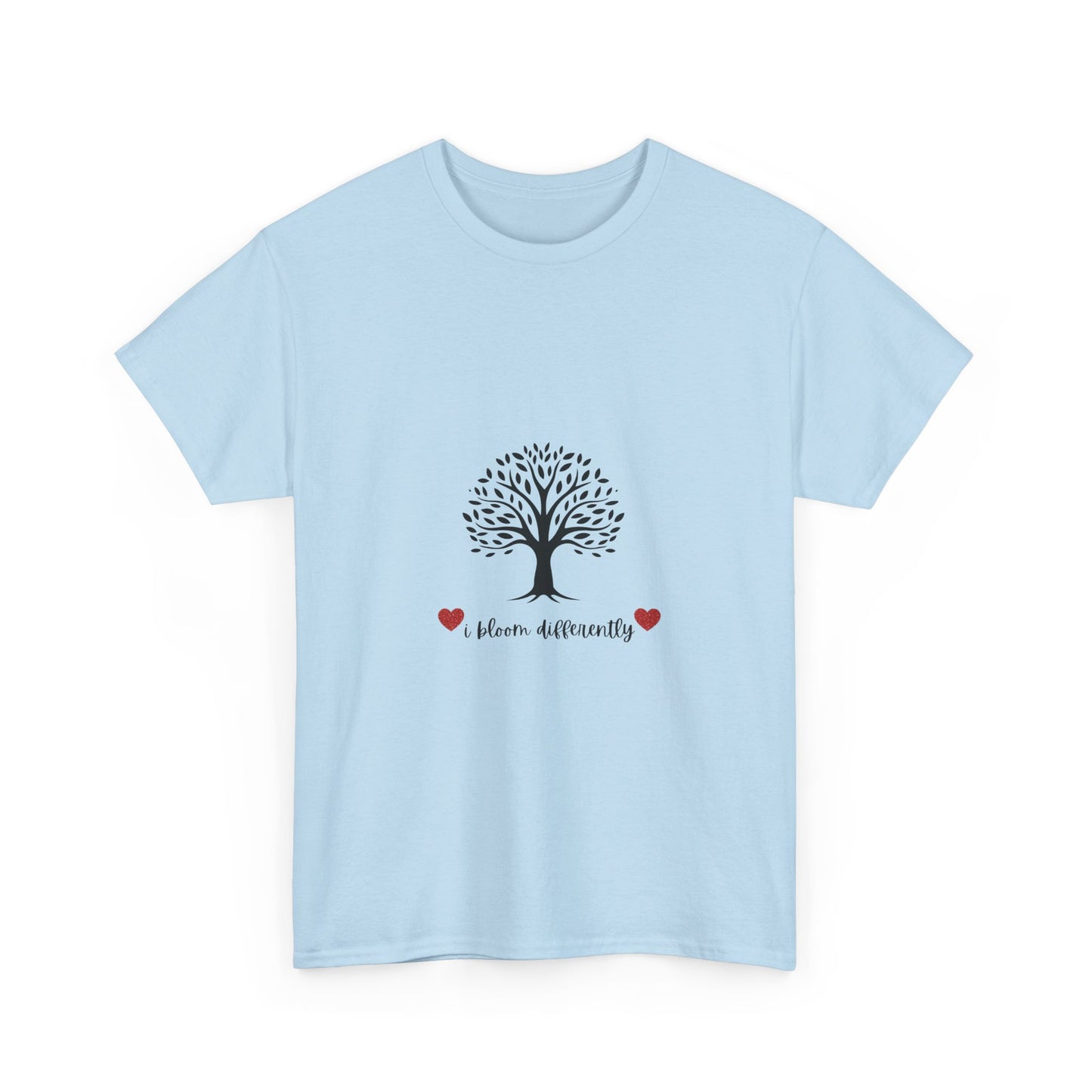 Tree of Life Unisex Cotton Tee | Heart Diversity Shirt, Gift for Nature Lovers, Eco-Friendly Fashion, Casual Wear, Meaningful Message