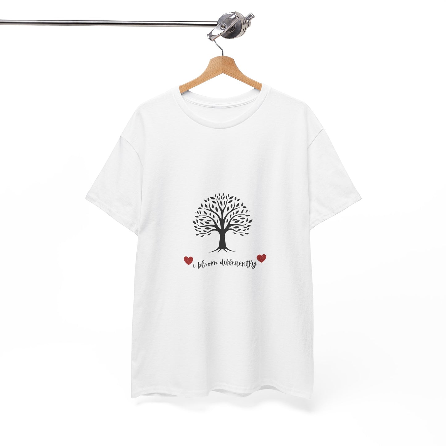 Tree of Life Unisex Cotton Tee | Heart Diversity Shirt, Gift for Nature Lovers, Eco-Friendly Fashion, Casual Wear, Meaningful Message