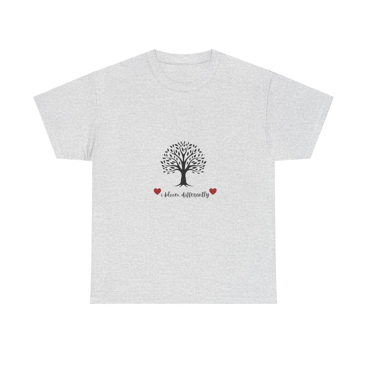Tree of Life Unisex Cotton Tee | Heart Diversity Shirt, Gift for Nature Lovers, Eco-Friendly Fashion, Casual Wear, Meaningful Message