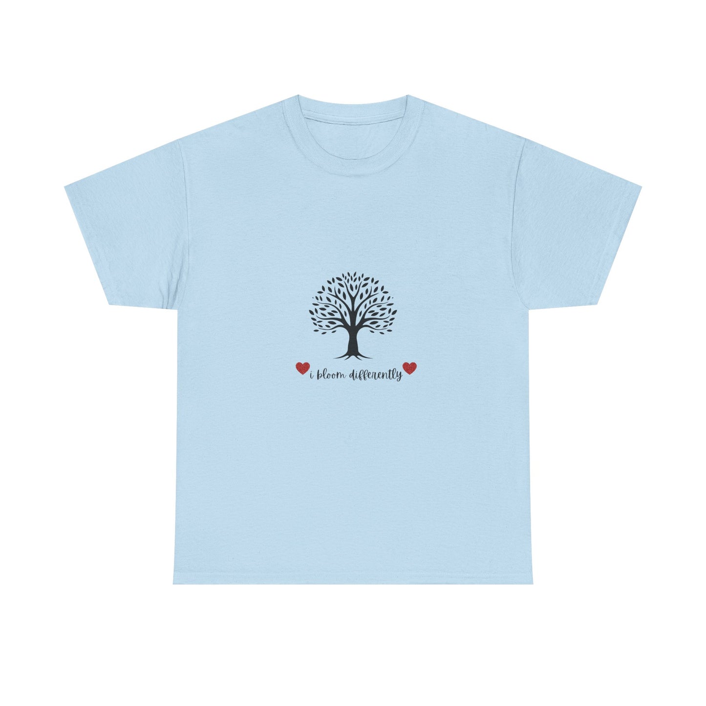 Tree of Life Unisex Cotton Tee | Heart Diversity Shirt, Gift for Nature Lovers, Eco-Friendly Fashion, Casual Wear, Meaningful Message