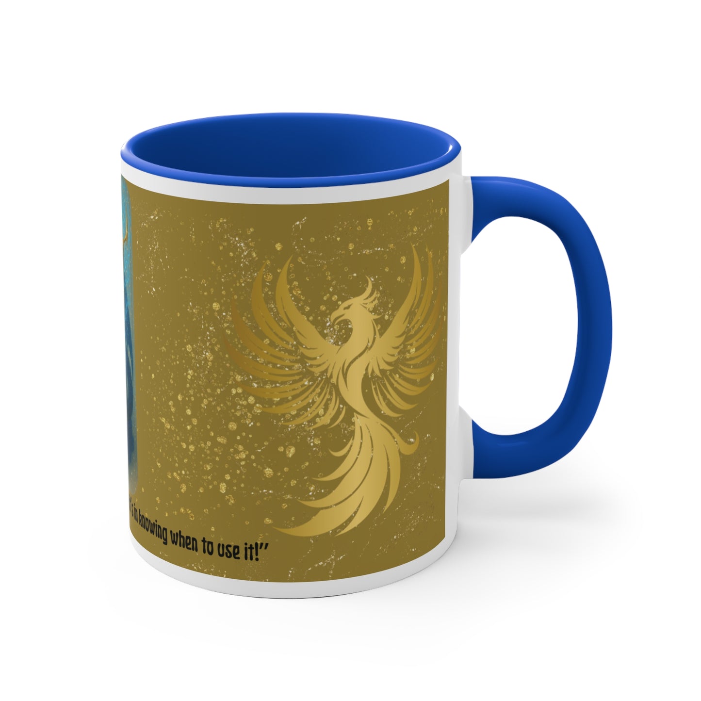 Crowned in Flame, Forged in Light Magical Fantasy Mug with Dragon and Phoenix Design, Unique Gift for Avid Readers, Coffee Lovers, Fantasy Enthusiasts, Inspirational Mug