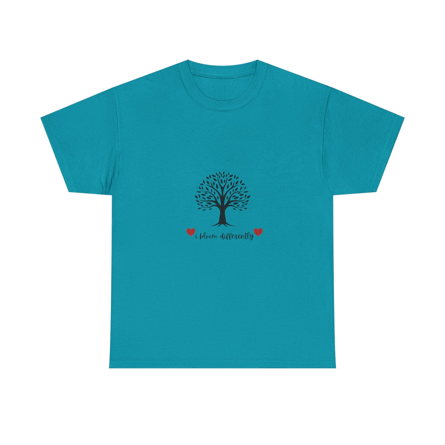 Tree of Life Unisex Cotton Tee | Heart Diversity Shirt, Gift for Nature Lovers, Eco-Friendly Fashion, Casual Wear, Meaningful Message