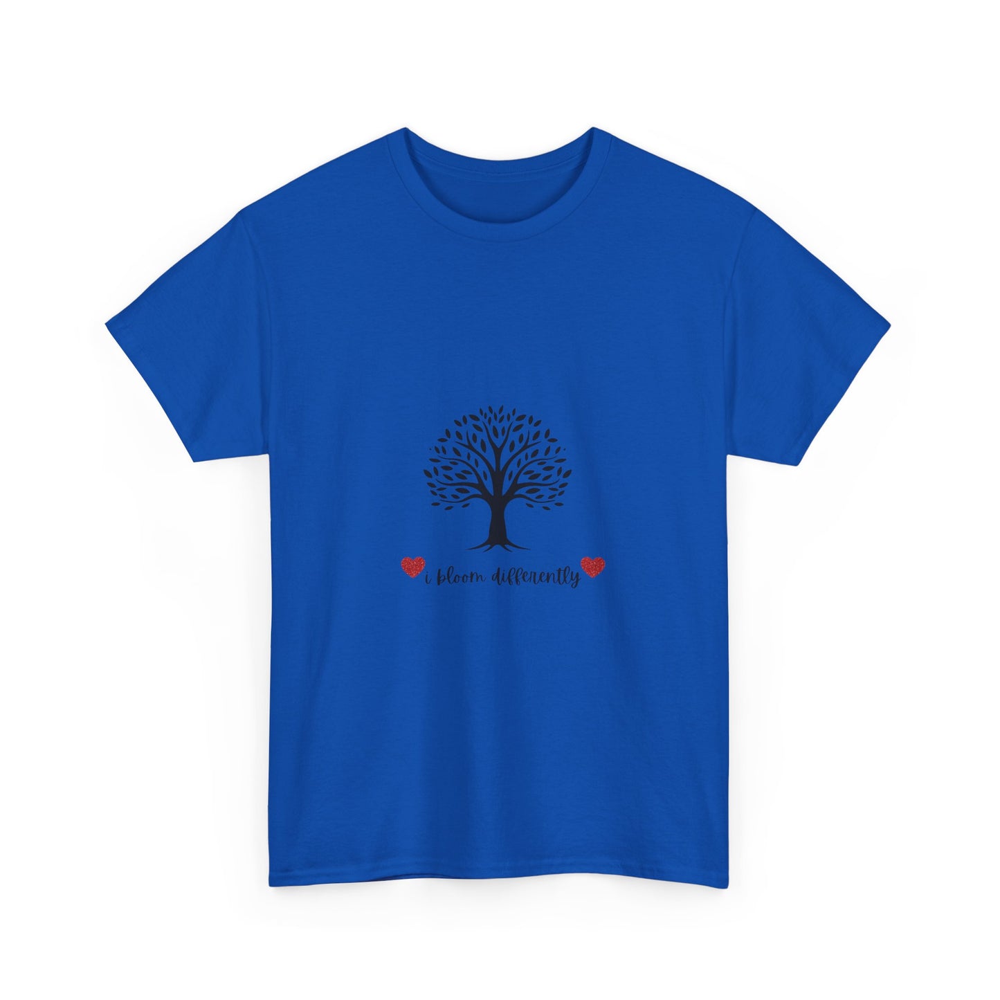 Tree of Life Unisex Cotton Tee | Heart Diversity Shirt, Gift for Nature Lovers, Eco-Friendly Fashion, Casual Wear, Meaningful Message
