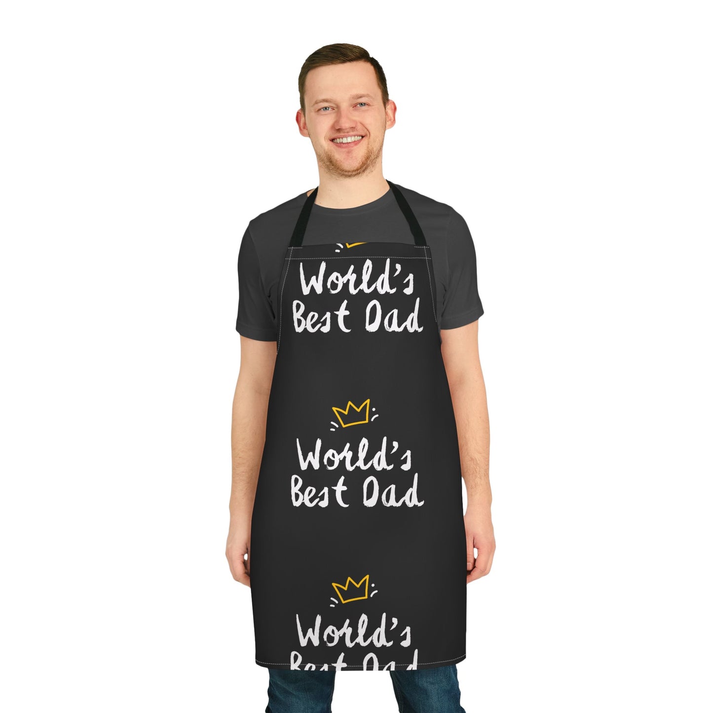 World's Best Dad Apron - Chef Gift, Personalized Cooking Wear, BBQ Apron, Father's Day Present, Culinary Accessory