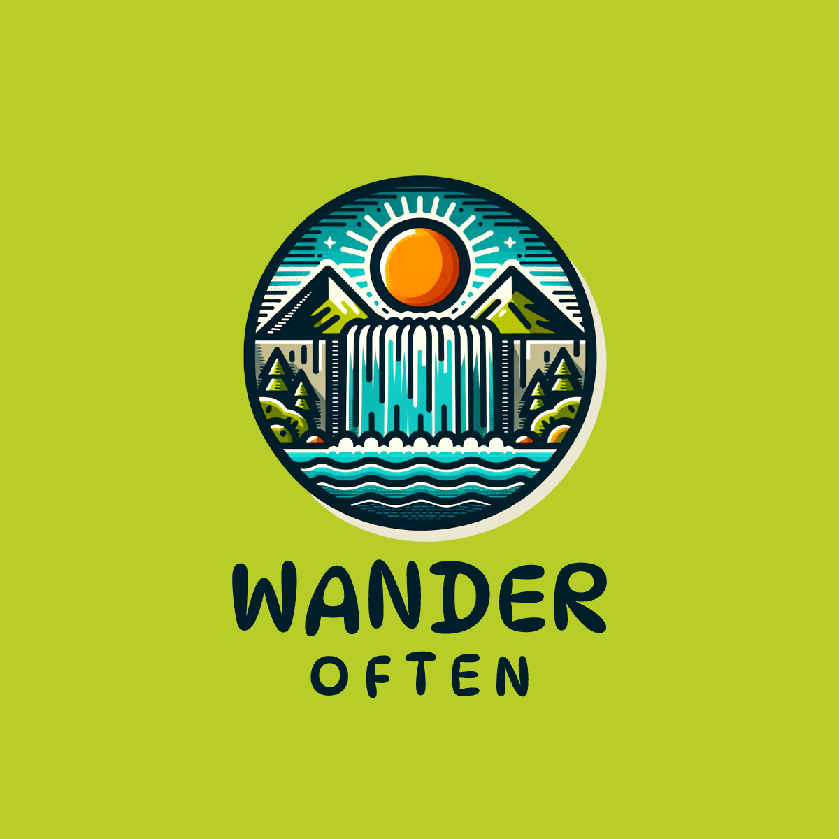 Unisex Casual Shoulder Backpack - Wander Often Adventure Bag, Travel Rucksack, Outdoor Tote, Hiking Backpack, Gift for Travelers