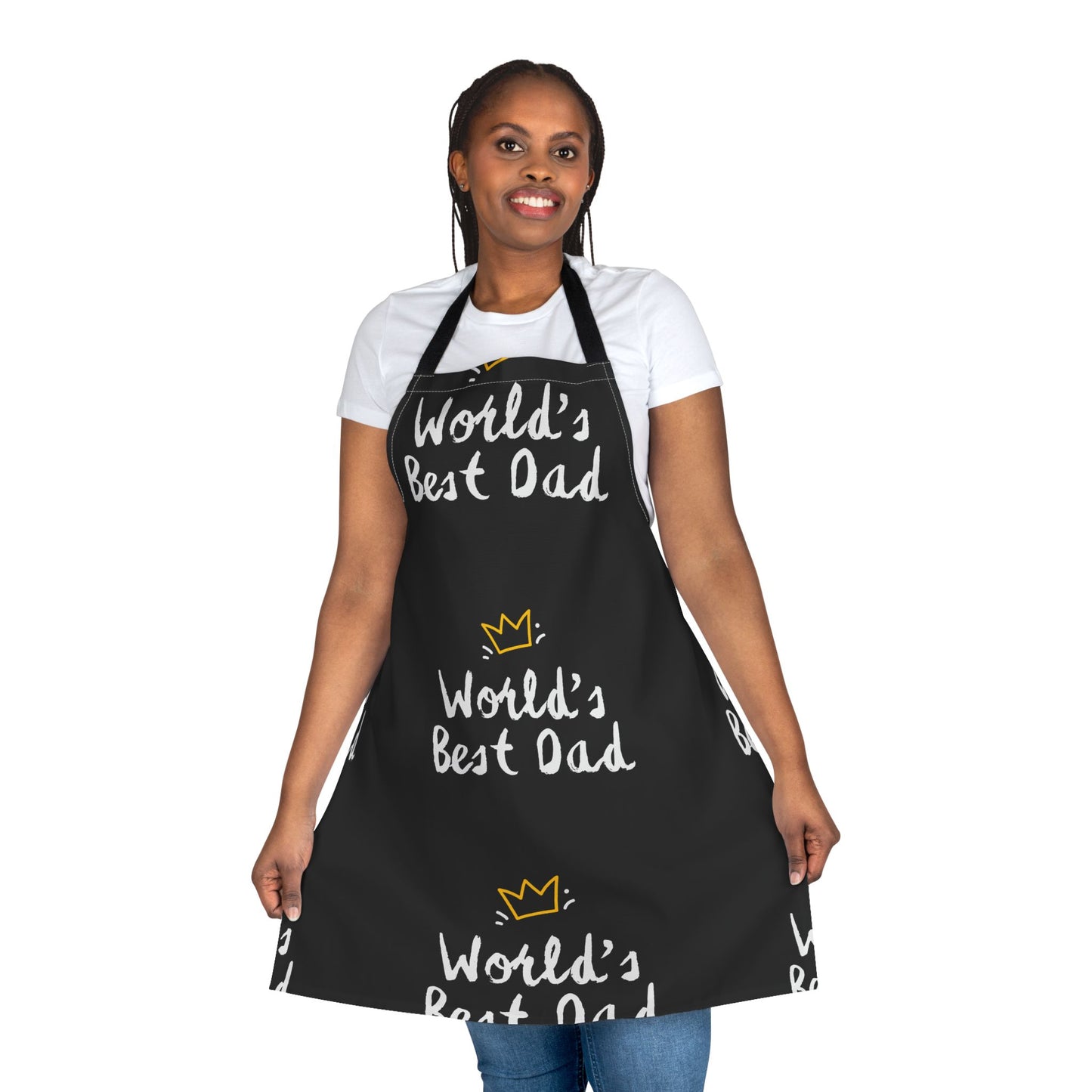 World's Best Dad Apron - Chef Gift, Personalized Cooking Wear, BBQ Apron, Father's Day Present, Culinary Accessory